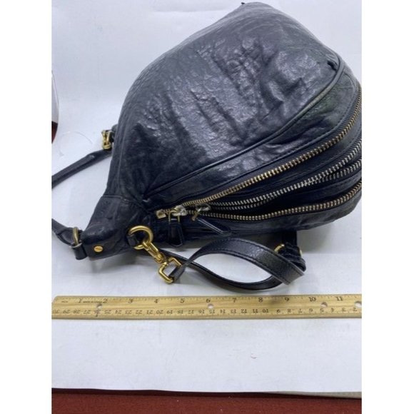 Marc By Marc Jacobs 3 Size Convertible Black Leather Cross Body Bag - Picture 7 of 12